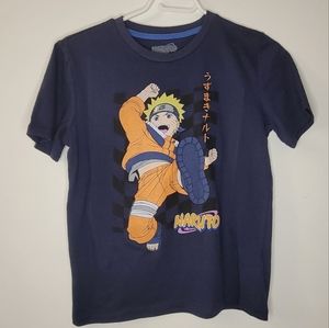 Naruto 2002‎ Masashi Kishimoto T-Shirt Boys 10/12 Vintage